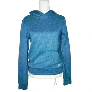 Adidas women's pullover hoodie Heather blue size XS